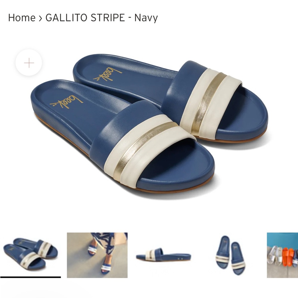Beek navy Slide Sandals - Picture 2 of 2